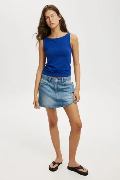 All Day Boat Neck Tank