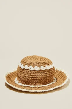 Emme Straw Bucket Hat