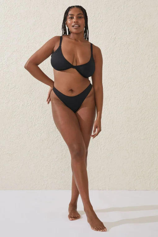 High Side Brazilian Seam Bikini Bottom